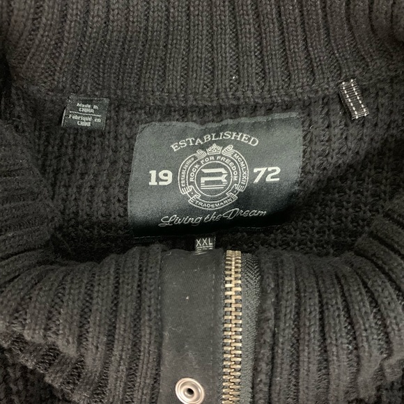 Buffalo David Bitton Mens Mock Neck Sweater 2XL - Picture 6 of 7